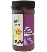 BEE BRAZIL Honey &amp; Fruits - Honey with Açaí and Banana | 100% Natural, Delicious, and Healthy | A...