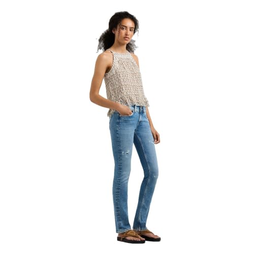 Pepe Jeans Damen Slim Jeans LW Venus Jeans, Blau (Denim-3VD), 31W / 34L – Ansicht 5