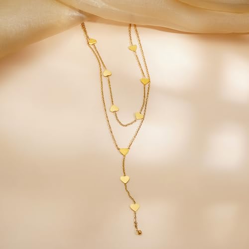 Image of Rubans Demi Fine Stainless Steel Pendant Chain Daily Gift for Women & Girls
