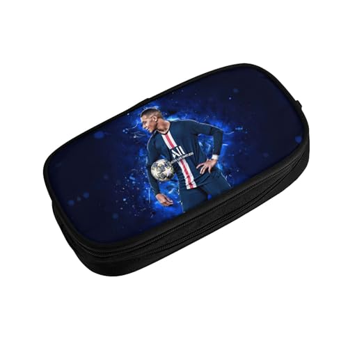 #7 Mbappe #10 Big Capacity Pencil Pen Case For Office College Large Storage High Capacity Bag Pouch Holder Box Makeup Bag - Image 3