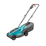 Gardena Akku-Rasenmäher PowerMax 30/18V P4A Ready-To-Use-Set: Grasmäher bis 150 m², 30 cm Schnittbreite, 35 bis 65 mm Schnitthöhe, 25 l Fangvolumen, ergonomischer Griff (14630-20)