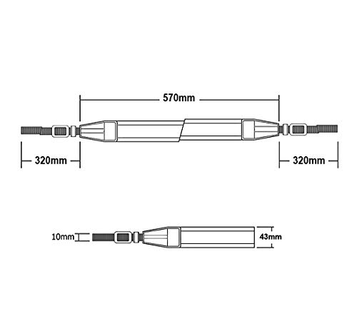 Fotasy Professional Neoprene Neck Strap For Dslr Cameras, Camera Shoulder Belt Strap, Classic Design, Compatible With Canon Fujifilm Nikon Olympus Panasonic Pentax Sony Cameras #TOP4