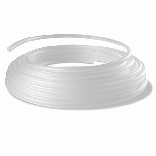 Tubo PTFE, 4 metros Profesional para Impresora 3D Tubo PTFE Teflón de 4 mm 4 metros de tubo teflón Accesorios para Impresora 3D Extrusora para filamento de impresora 3D de 1,75 mm (4 metros PTFE)
