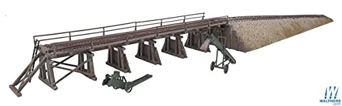 Coal Trestle Kit de construction d'estacade ferroviaire miniature HO Walthers