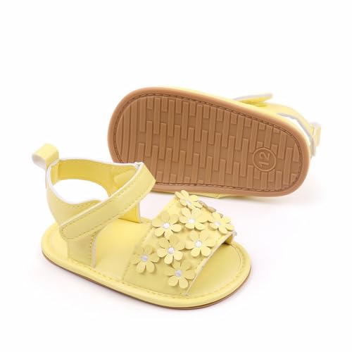 big kids sandal Girls PU Leather Soft Open Toe Summer Sandals Flower Flat Shoes For Summer4