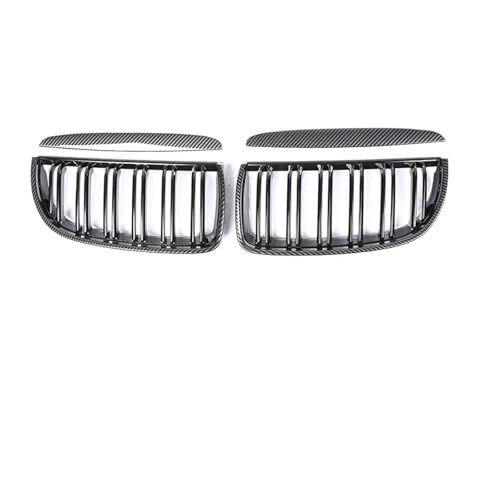 Calandre avant dual carbon look pour personnaliser votre BMW E90 E91 lors des rassemblements