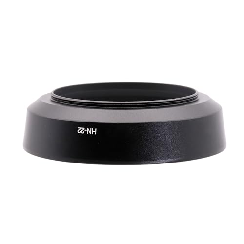 Capuchón de lente metálico HN-22 para lentes Nikon 60mm f/2.8 D AF Micro y 55mm f/2.8 AF Micro, compatible también con lentes Nikon 35-135mm f/3.5-4.5 Ai-S y 35-70mm f/3.5 Ai-S miniatura 6
