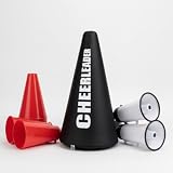 Dansydaisy Cheer Megaphone Bag with Adjustable Strap for Squad Team,Black