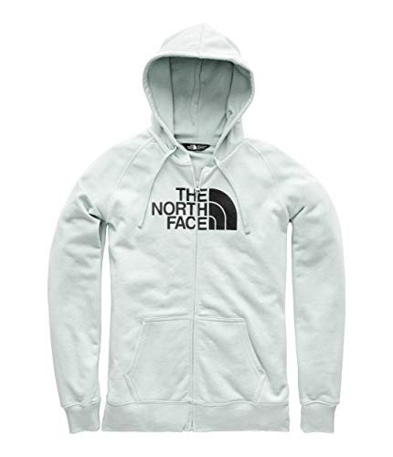 The North Face Women's Half Dome Full Zip Hoodie - Blue Haze Heather & Asphalt Grey - S