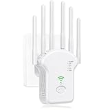 【1200Mbps Dual Band: Velocità per Ogni Attività】Questo wifi extender si banda 2.4GHz (300Mbps) per connessioni a lunga distanza: ideal per smart TV (streaming HD senza buffer), fotocamere sorveglianza (trasmissione stabile 24/7) e smart thermostat (controllo remoto senza ritardi). Banda 5GHz (867Mbps) per velocità elevate: streaming 4K su Netflix (nessun caricamente extra), gioco online su PlayStation/Xbox (latenza bassa 