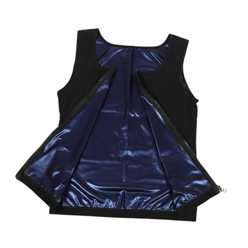 HANABASS Male Waist Trainer Sauna Vest Workout Tank Top Sweat Suit Compression Shirt Gear