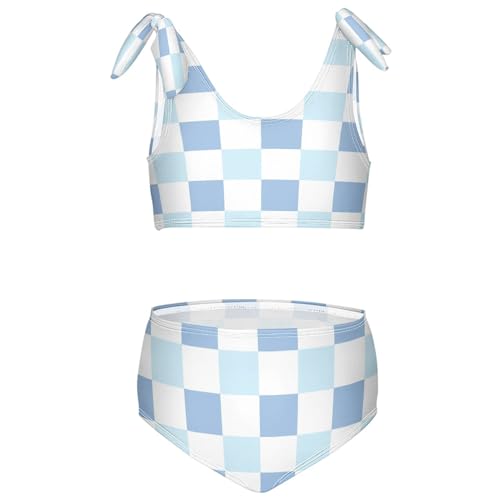 Image of Boccsty Cute Crab Red Blue Girls Swimsuits Kids Bikini Sets 2 Pcs Bathing Suit for 3T