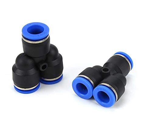 Raccordi Pneumatici Angolo Raccordo Angolare Pneumatico 6mm IQS - Set Da 2 Per Tubi Aria Compressa Attacchi Tubi Pneumatici - Foto 2