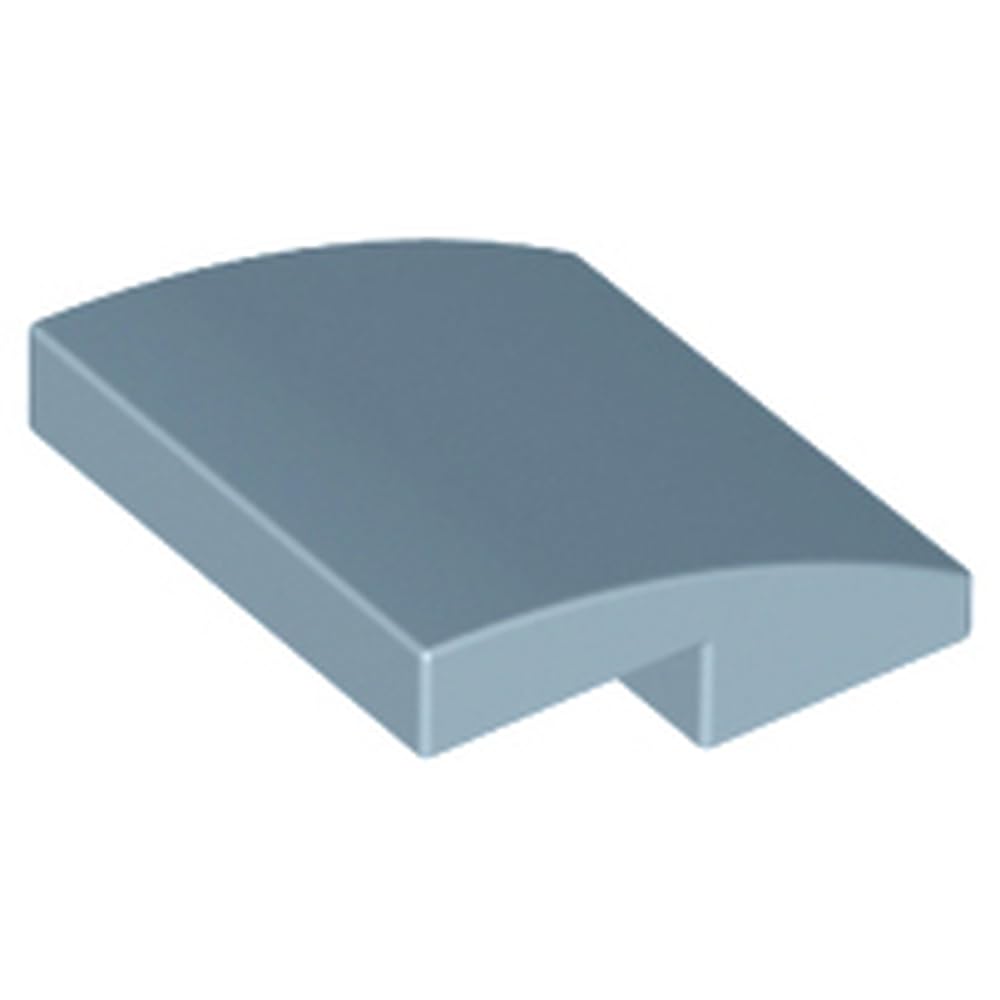 LEGO Slope, Curved 2 x 2 x 2/3, Building Block Part 15068, Part 15068, Choose Your Colour (Sand Blue, 10, Bricks) โ image 1