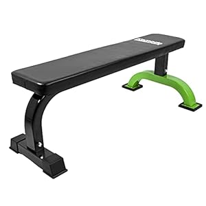 Komodo Flat Weight Bench Home Gym Weightlifting Workout