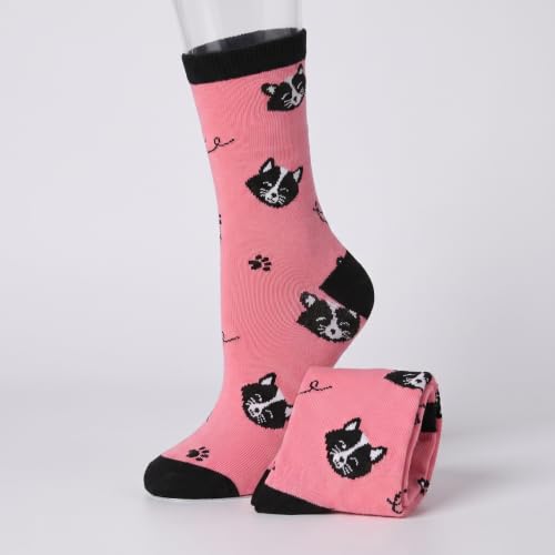 Image of Tipi Toe Women's Fun Patterned Dress Socks, 12-Pack Lightweight Colorful Crew Socks, Casual Novelty Assorted Designs