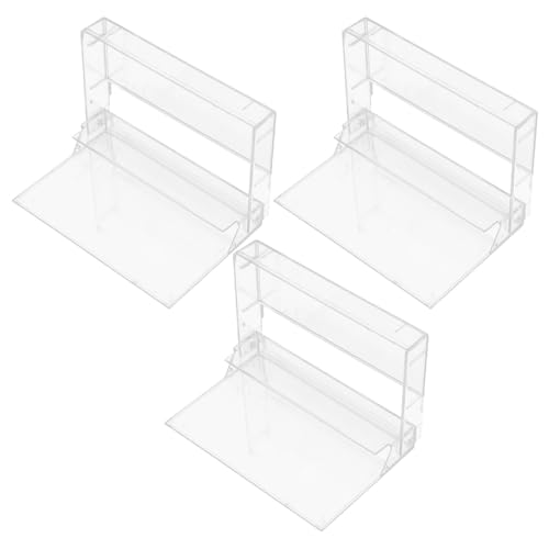 Homoyoyo 3 Pezzi Porta Cassette Audio in Plastica Trasparente Organizer Cassette Musicali con Custodia Rigida Protezione Sicura per Collezionisti e Dj