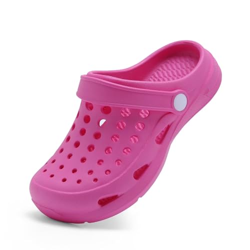 Image of Kids Girls Boys Clogs Garden Shoes Toddler Slip on Sandals Children Water Shower Beach Pool Slippers