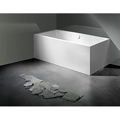 Kaldewei Badewanne Meisterstück Conoduo 1 Rechts Modell 1712-4081 170 x 75 x 42 cm, alpinweiß mit Perl-Effekt, mit Spezial Ab- und Überlaufgarnitur mit Füllfunktion, Eckeinbau (2-seitig) – Bild 3