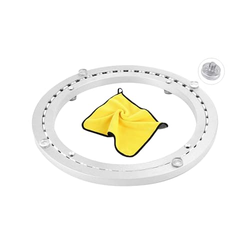 50cm Plaque Rotative Grand,Plateau Tournant TV Silencieux,Heavy Duty Mecanisme Plateau Tournant Table Lisse en Alliage D'aluminium pour D'affichages Meubles...