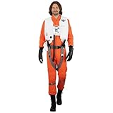 [costumebase] メンズ X-ウィング抵抗パイロットコスチュームジャンプスーツChestboxベストグローブハーネススターウォーズ Mサイズ