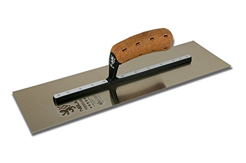 NELA Premium Chromstahl Glättekelle 455 x 120mm rostfrei Glättkelle Traufel Glätter 100% Made in Germany