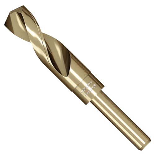 Meccion Cobalt Drill Bit 7/8 Inch High Speed Steel M35 Reduced Shank Twist Drill Bit for Metal, Cast Iron, Stainless Steel, Alloy, Non-Ferrous Etc. by Meccion - Used condition - US$19.47