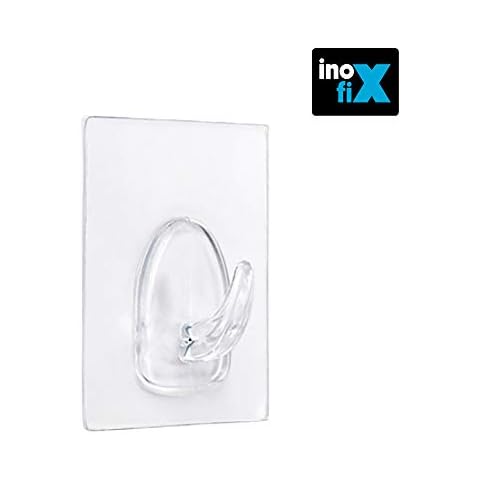 Colgador Adherente Reutilizable Transparente INOFIX 1290-0 Cover