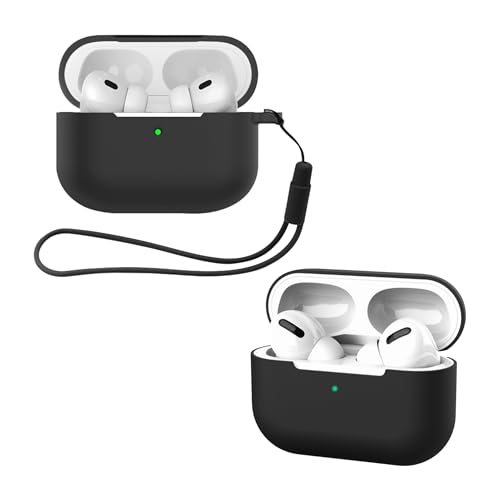 Capa Protetora de Silicone Nerdcase Compatível com AirPods Pro 3, Preta