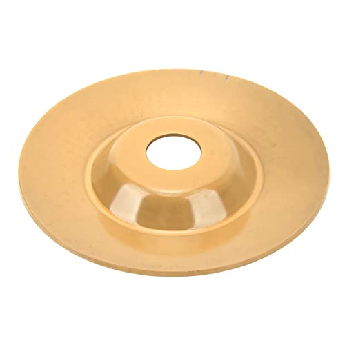 Acouto Grinding Sha Disc Tungsten Carbide Wear 125mm Grinder Wheel Disc for Woodworking Red, Woodworking tools. Grinding Sha DiscGrinder Wheel DiscWood Carving DiscGrinding DiscWood (Gold)