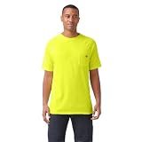 Dickies mens Short Sleeve Performance Cooling Tee Shirt, Bright Yellow, Large US