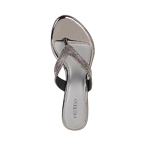 Image of Metro Women Kitten Heel Fashion Sandal