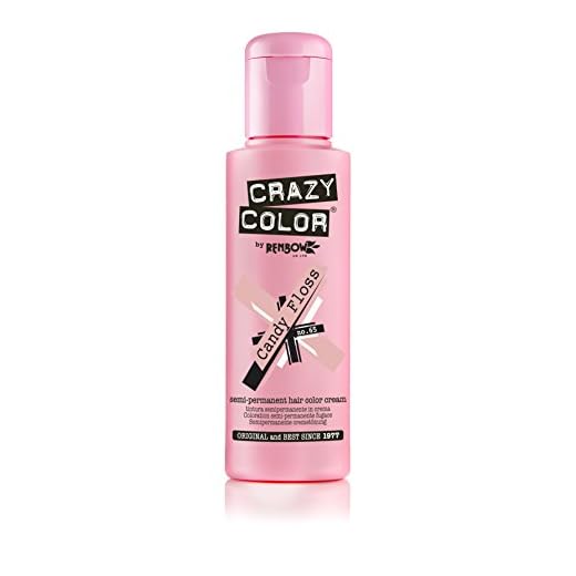 Crazy Color Candy Floss no 65, 100ml - Crema colorante Rosa brillante