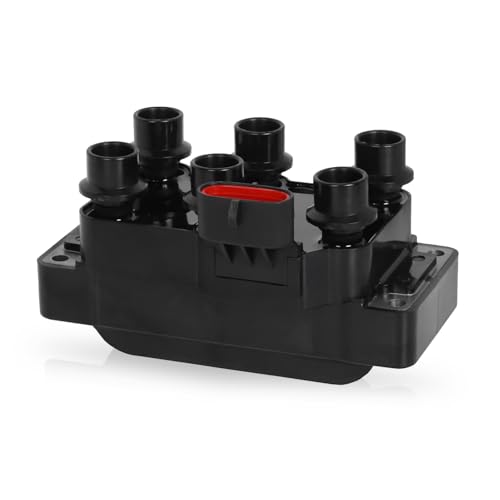 ENA Ignition Coil Pack Compatible with Ford Mazda Mercury F150 E150 E250 Econoline Mustang Ranger Taurus Windstar B3000 Cougar Mystique Sable Thunderbird 3.0L 3.8L 4.2L V6 Replacement For FD488 C901