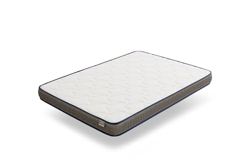 HOGAR24 ES - Colchón Viscoelástico 120x190 - ErgoVisco Confort - Adaptación Ergonómica Avanzada y Sistema de Ventilación para un Sueño Reparador - Altura 18 cm.