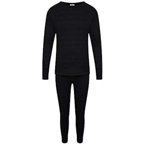 KidCollection Childrens Thermal Underwear Set – Long Sleeve Top & Matching Bottoms Winter Warm Baselayer Set – Unisex…