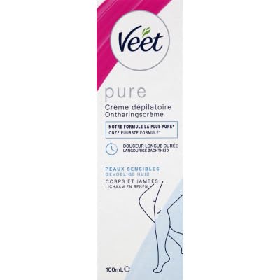 Veet Crema Depilatoria Cuerpo y Piernas Piel Sensible 100 ml