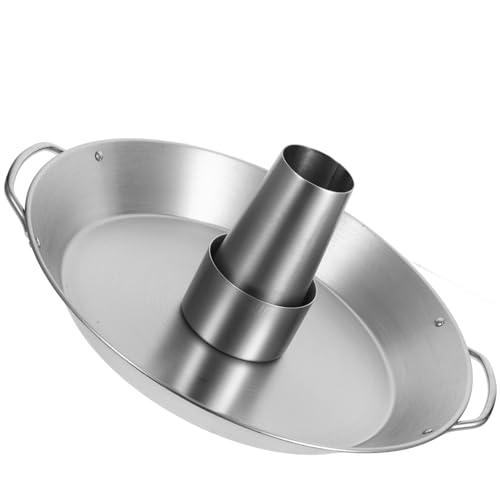 OFFSCH Rejilla de Acero Inoxidable para Asar Pollos Soporte para Pollos Rejilla de Alambre Bandeja para Asar Fácil de Usar para Barbacoa