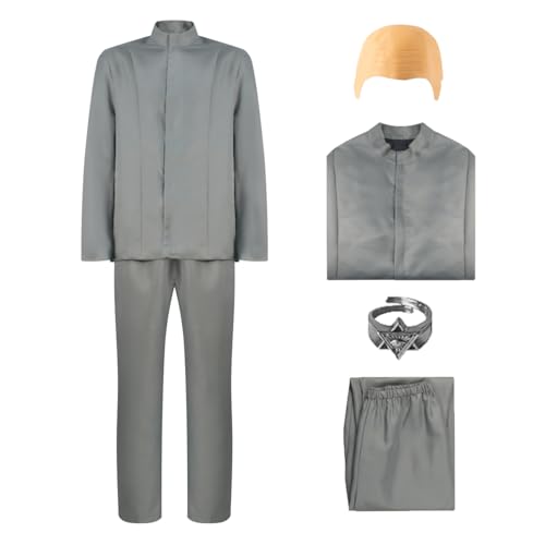 Costume de méchant Docteur maléfique pour homme ensemble déguisement adulte deux pièces