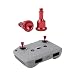 Produktbild CUEYU Mavic Mini Fernbedienung Teleskop Rocker Joystick für DJI Mavic Air 2 Drone, 2 Stück Aluminiumlegierung Fernbedienung Thumb Rocker Stick Cover Protector für DJI Mavic Air 2 (Rot)