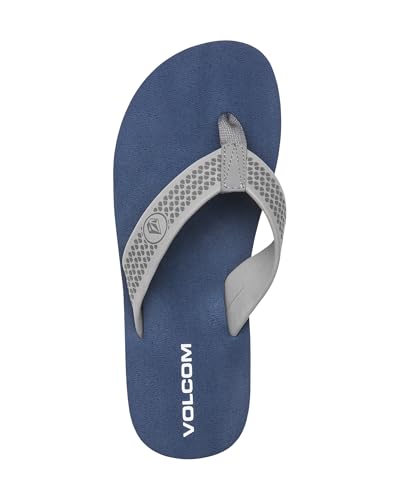 Image of Volcom Men's Daycation Flip Flop Sandal - Soft Brushed Recliner Comfort Foam Footbed