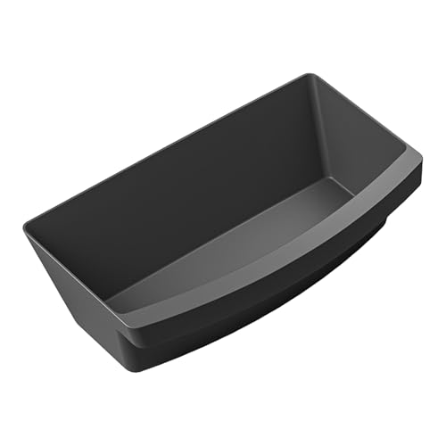 KAHCOP Under Seat Storage Box for 2025 Tesla Model Y Juniper, Front Row Driver & Passenger Side Organizer, Hidden TPE Tray, Interior Accessories for Model Y (Storage box under front seats)