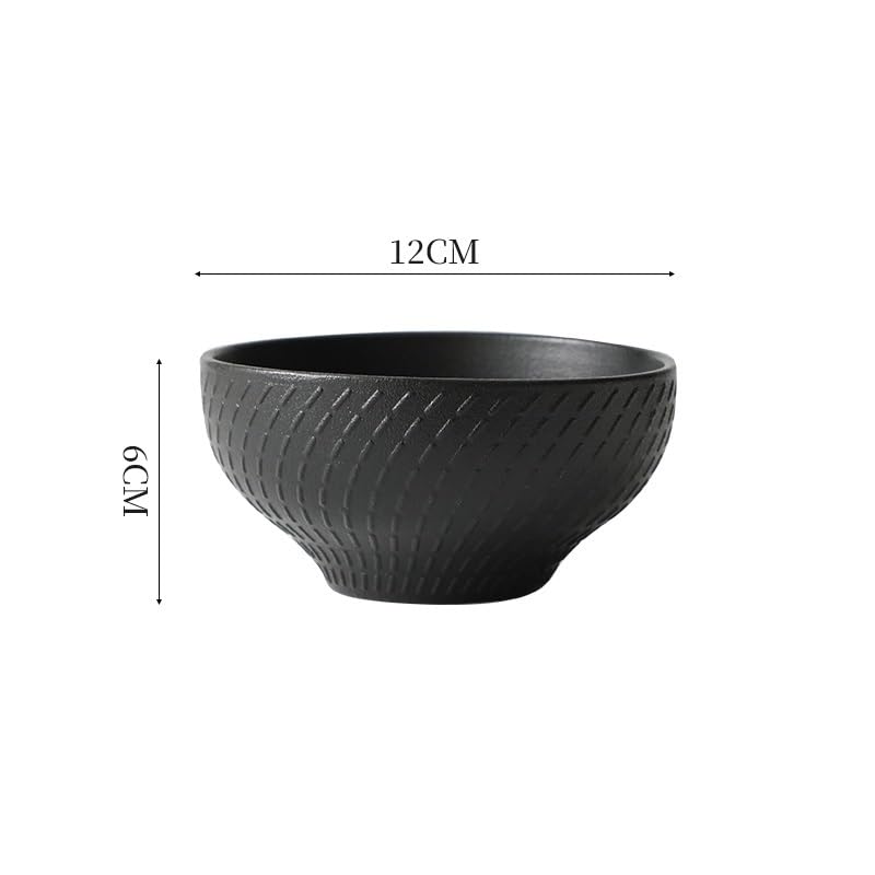 Miska na zupę ceramiczna zastawa stołowa nowoczesna prosta miska do zupy dom miska ramen śniadanie miska na płatki śniadaniowe salon miska na przekąski pojemnik na żywność (B,S)