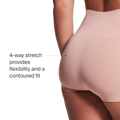 Image of SPANX SPANXshape ExtraOrdinary Boyshort - Sculpting Compression - Women's Shapewear Underwear - Recycled Nylon Fabric Blend