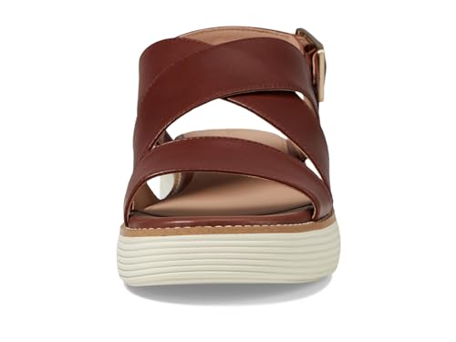 Cole Haan Cole Haan Women's Originalgrand Platform Sandals, Dark Cuoio/Ivory, 8-B US