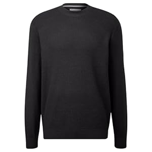 s.Oliver Herren Pullover mit Waffel-Piqué Muster