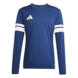 adidas Uomo Squadra25 Jersey Long Sleeve Shirt, Team Navy Blue 2 / White, L