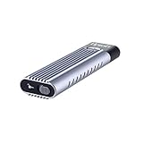 Soporta 2242/2260/2280 NVMe PCIe M.2 M SSD de hasta 2 TB (SSD no incluido) Pulsa el botón para liberar y abrir la caja sin necesidad de herramientas.