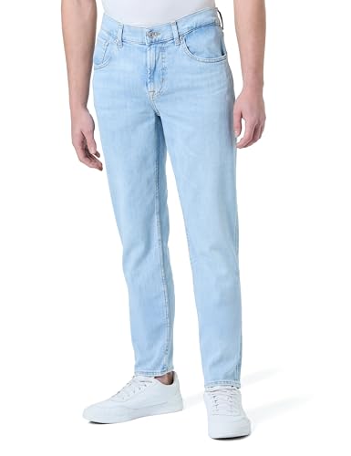 Jean Slimmy Tapered 7 For All Mankind Studio Blue pantalon en toile bleu pour homme