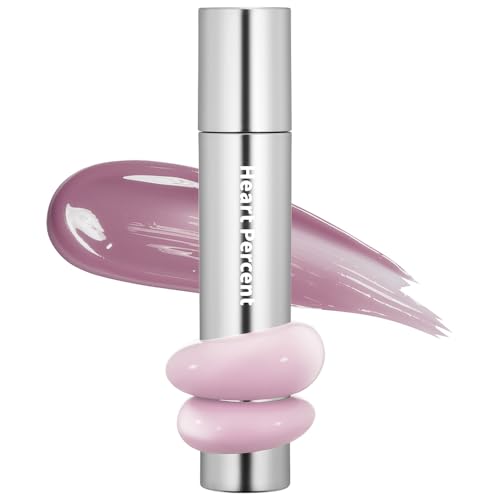 Image of Heart Percent Dote On Mood One Way Glowy Tint, Glass-like High Shine Glossy Finish w /Long-Lasting Luminous Color Lip Stain for Glowy Look, #02. Pale Mauve